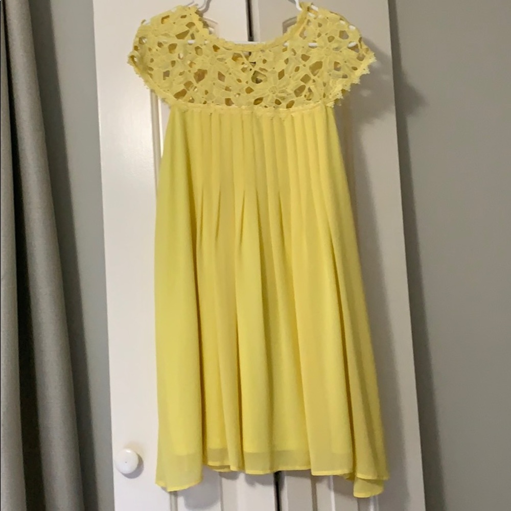 Yellow Lace Dress